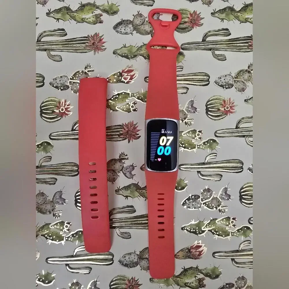 Fitbit Red Smartwatch